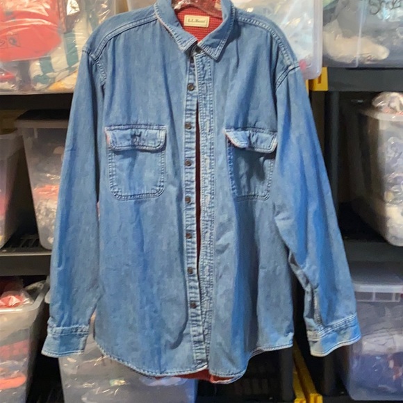 L.L. Bean Other - Vintage LL Bean Denim Shacket